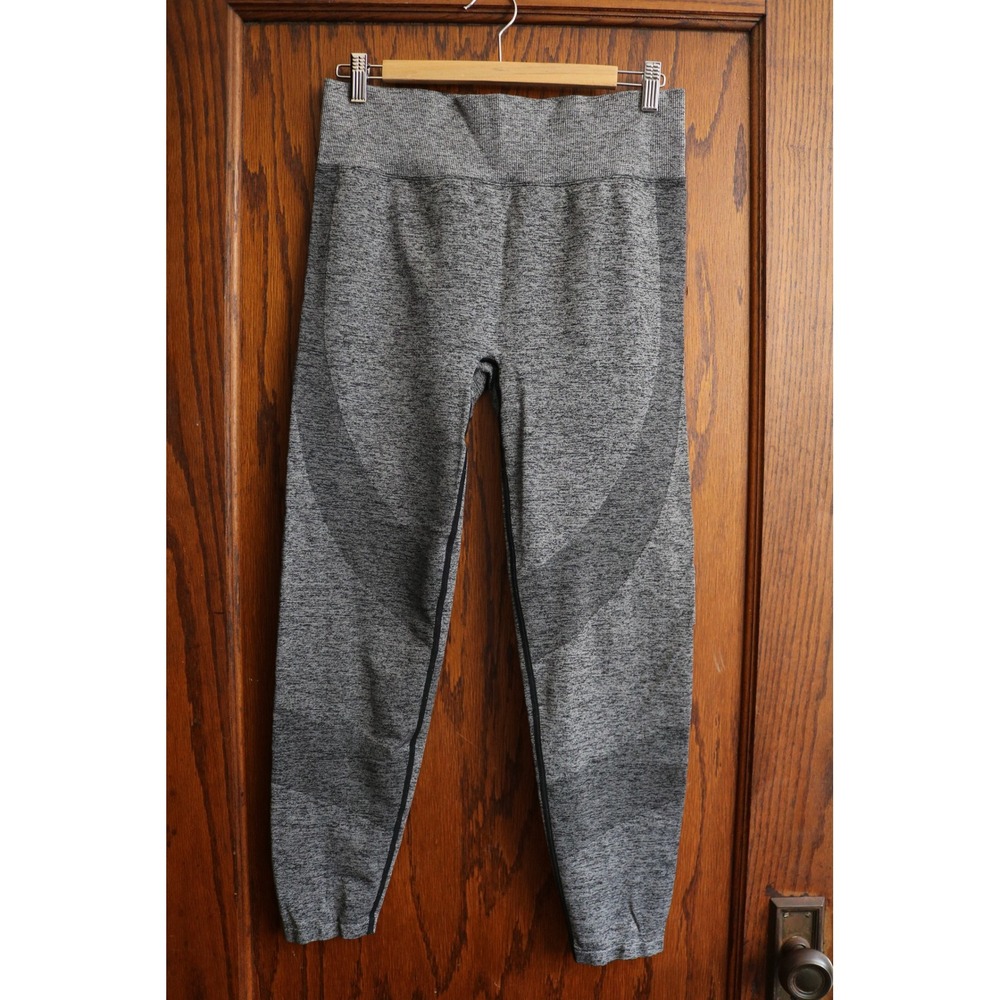 PINK Active Seamless High Rise Leggings Women XL Gray Marled Athletic Workout VS